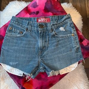 Vintage Levi jean shorts